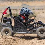 HOVER HEART Off Road 79cc 2 Seater 2.5HP Gas Go-Kart from 13 Years to 13 Years - Red