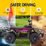 HOVER HEART Electric ATV, 36V 500W Powerful Motor, 8-10 Mile Range, Dual Suspensions