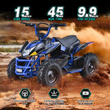 HOVER HEART Electric ATV,36V 500W 4-Wheeler, Dual Suspensions, Age 10+