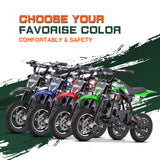 Hover Heart DB1 Gas 50cc Dirt Bike for 8 Years - Blue