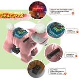 Rechargeable 6V/7A Plush Animal Ride On Toy for Kids (3 ~ 7 Years Old) With Safety Belt Alpaca Llama