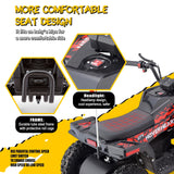 HOVER HEART Electric ATV, 36V 500W Powerful Motor, 8-10 Mile Range, Dual Suspensions
