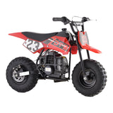 HOVERHEART Mini Kid Dirt Bike, Motorcycle Dimensions 38''L x 22''W x 26''H, 50 CC 2-Stroke Dirt Bike With Off-Road Tire, W/ EPA Approved Gas Powered Engine for Kids over Age 8 (Model: DB02)