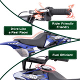 Hover Heart DB1 Gas 50cc Dirt Bike for 8 Years - Blue